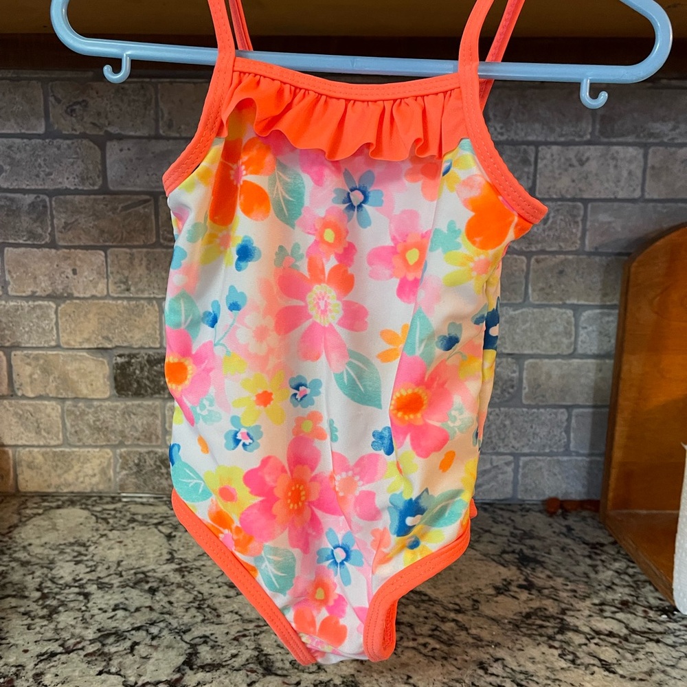 Wonder Nation One Piece Toddler Bathing Suit Excellent Used Condition